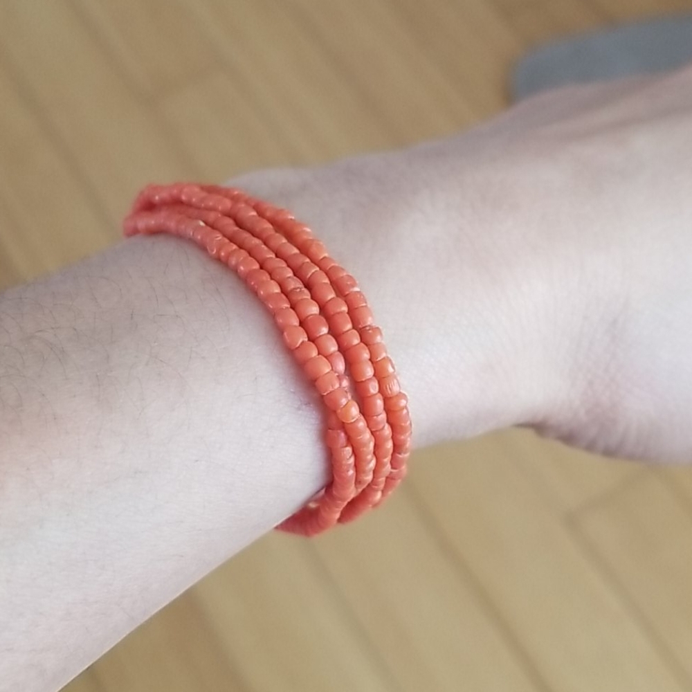 Natural Corals long necklace or bracelet